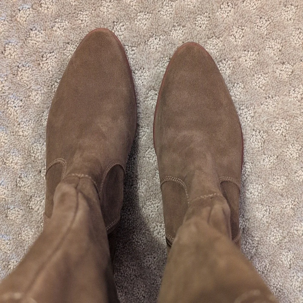 Kelsi Dagger Brooklyn Echo  Suede  Tall Western Boots, Anthropologie - Picture 9 of 14